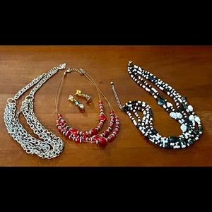 Costume Jewelry, a Bundle of 4 Pieces